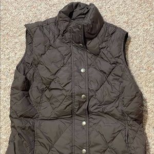 Land’s End Women’s 600 Down Puffer Vest Brown